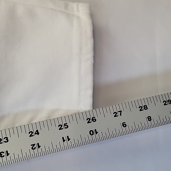 Pistola Skinny Ankle Jeans Mid Rise Bright White Size 28 - Picture 10 of 13